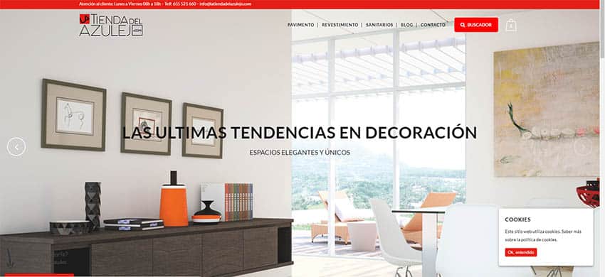 Tienda de azulejos online