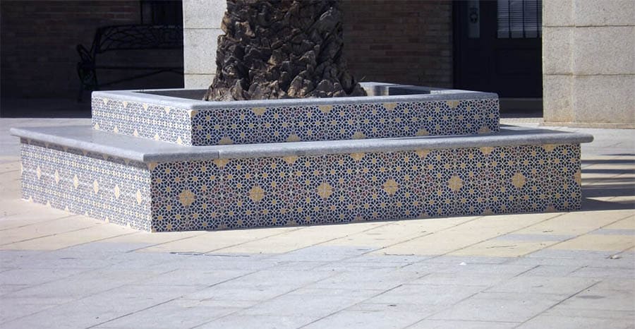 Zocalada andaluza patio exterior